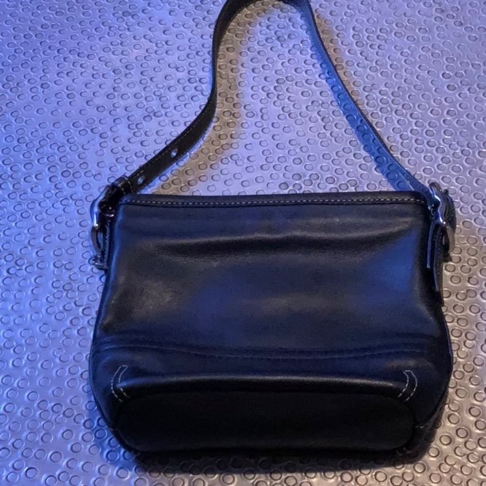 Coach Black Leather Small Purse